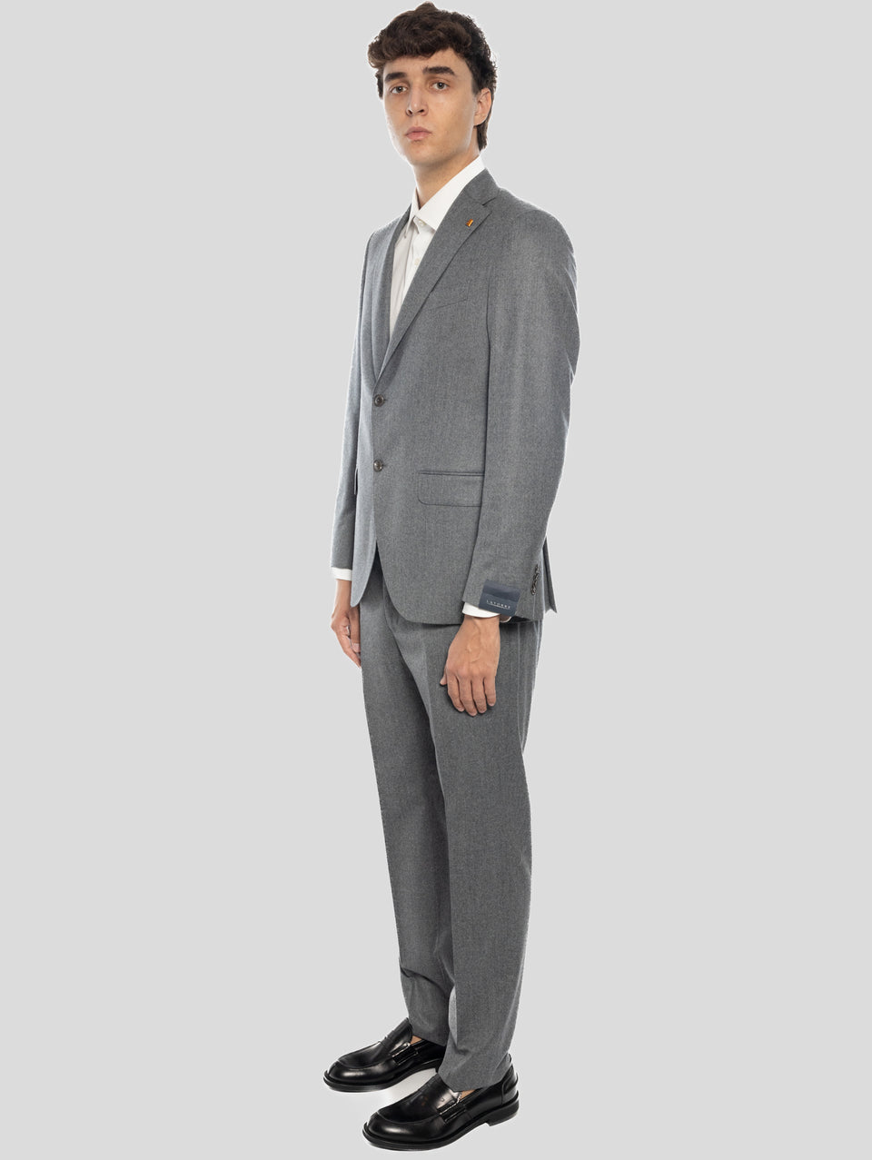 SARTORIA LATORRE Completo in Lana Grigio Melange In Vendita