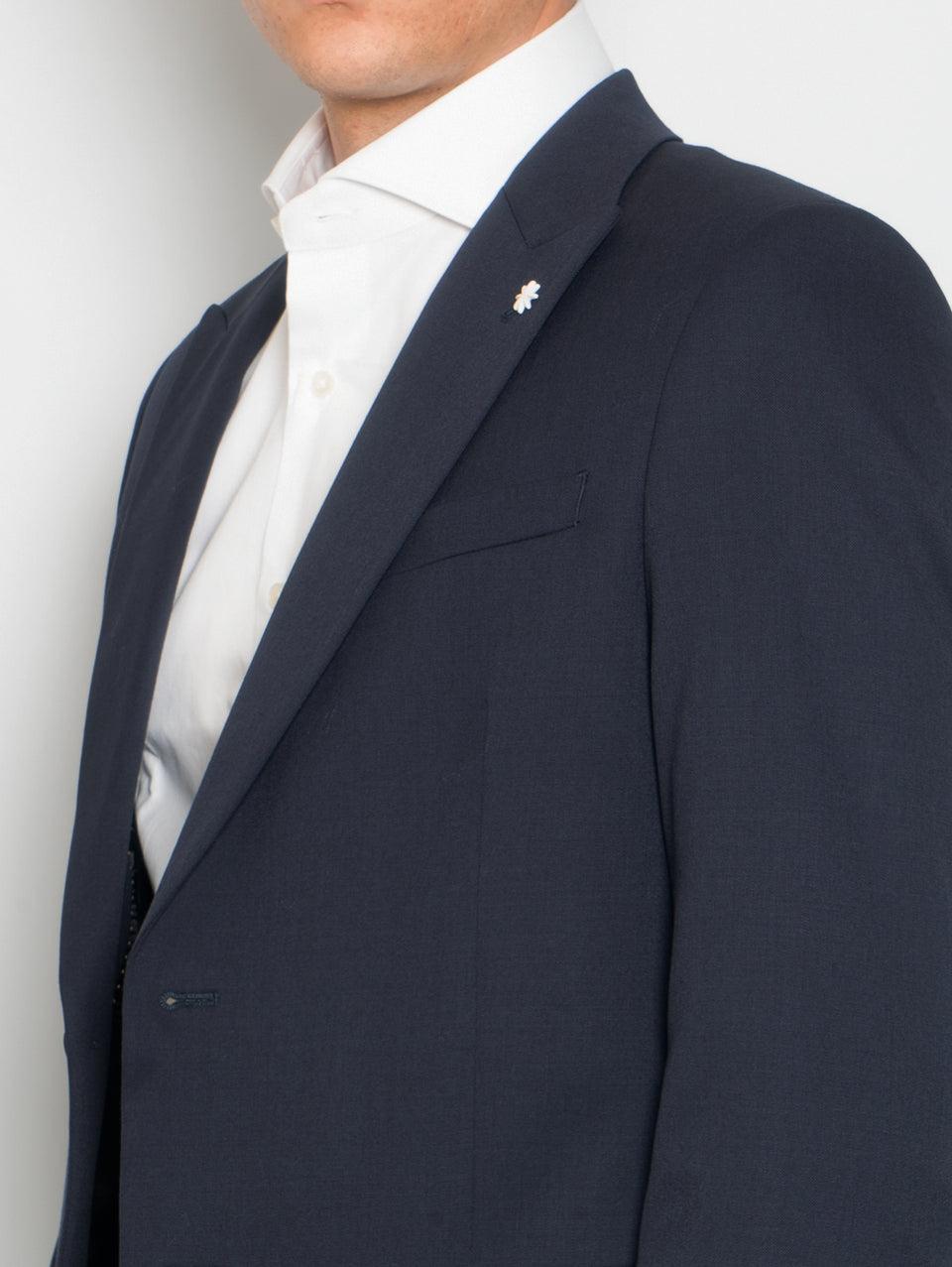 MANUEL RITZ Completo in Misto Lana Drop Otto Blu Negozio