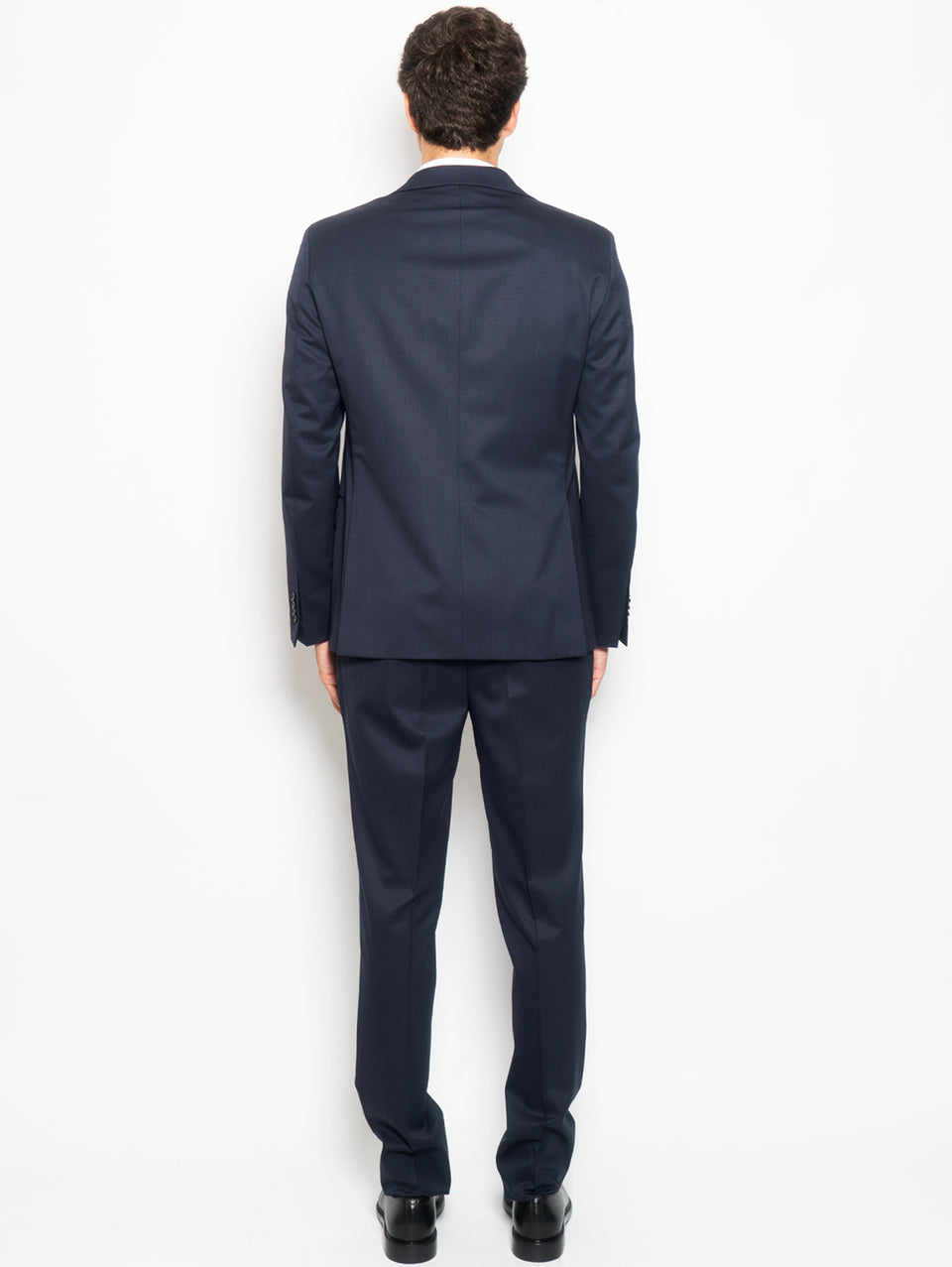 PAOLONI Completo in Lana Stretch Slim Blu 2025