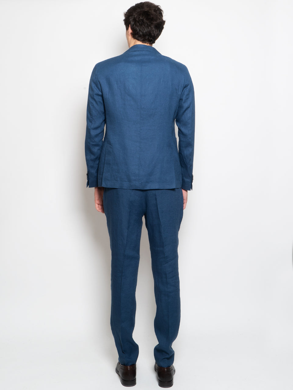 MANUEL RITZ Completo in Lino Lavato Blu Chiaro 2025
