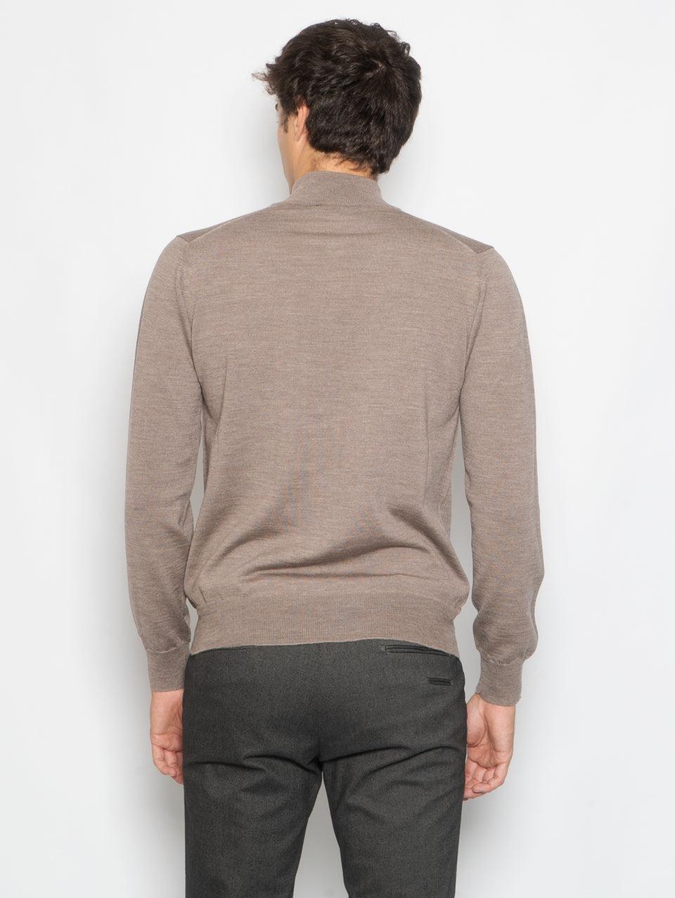 ALPHA STUDIO Cardigan con Bottoni in Merinos Greige Negozi Online