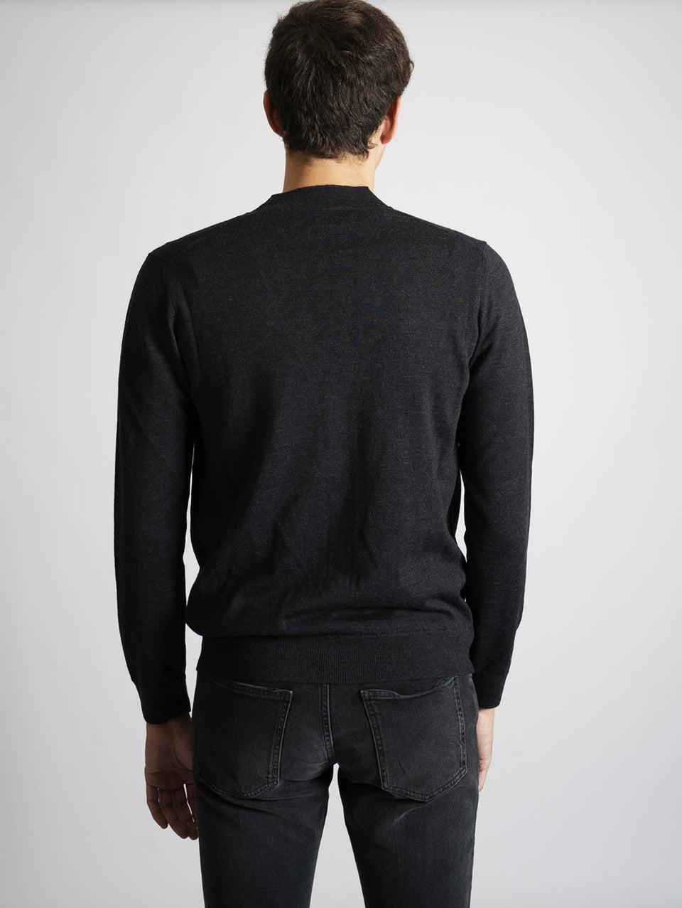 ALPHA STUDIO Cardigan Slim Fit Antracite Novità