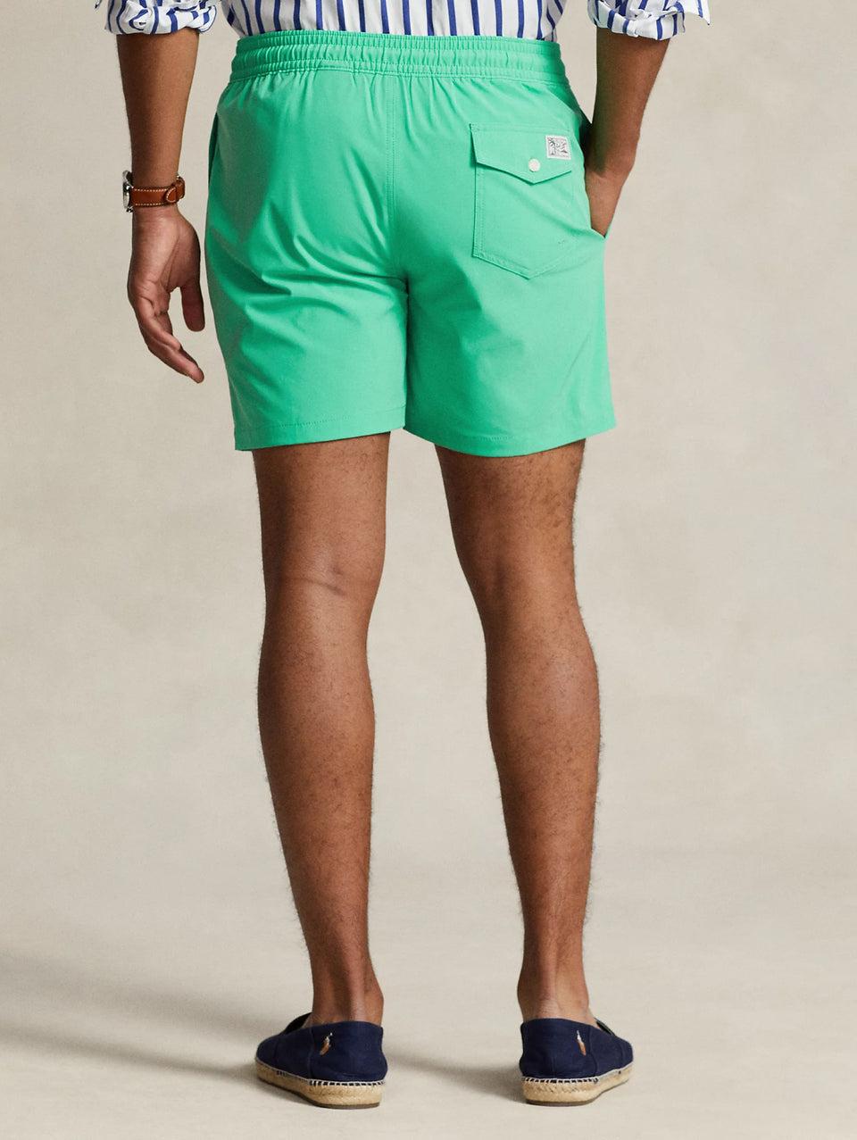 RALPH LAUREN Boxer da Mare Stretch Verde Menta Online