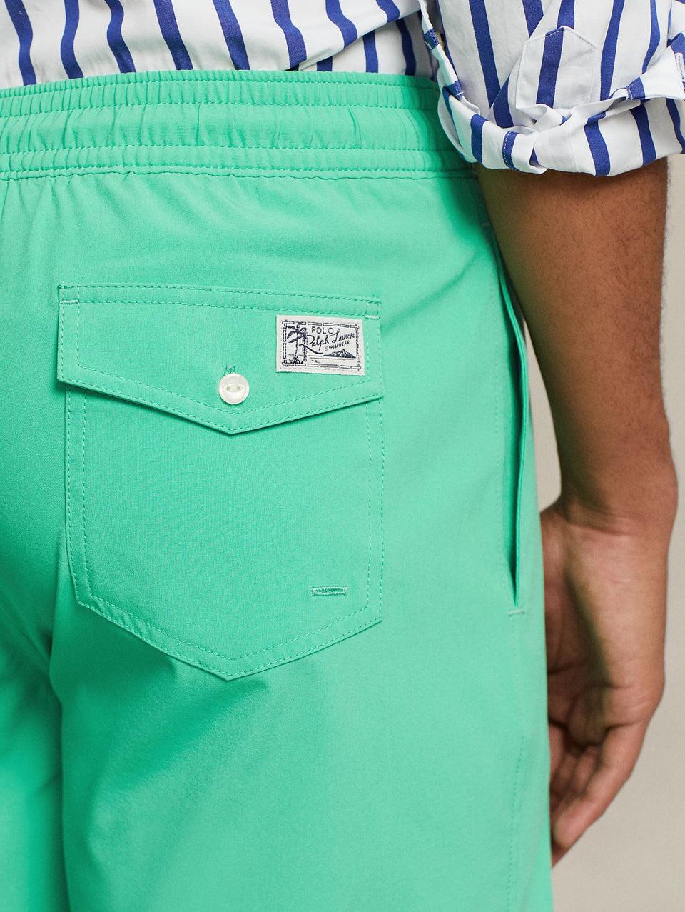 RALPH LAUREN Boxer da Mare Stretch Verde Menta Online