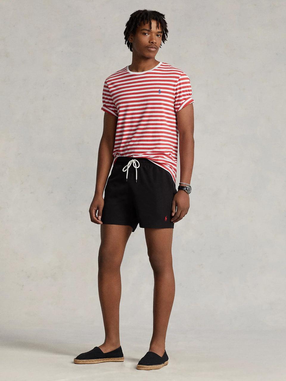RALPH LAUREN Boxer da Mare Stretch Nero Outlet