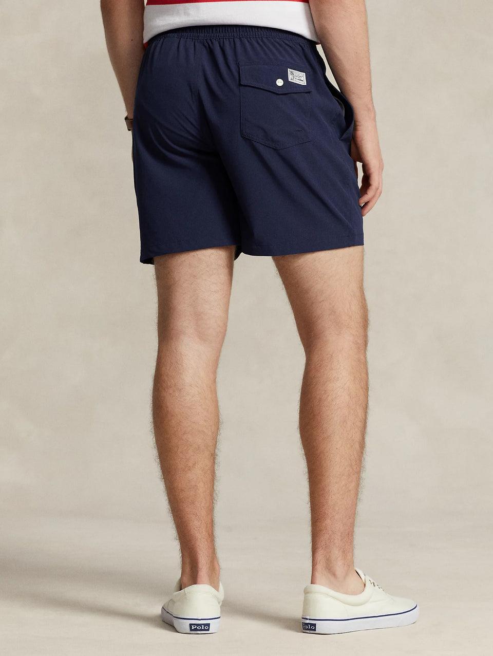 RALPH LAUREN Boxer da Mare Stretch Blu Navy In Vendita