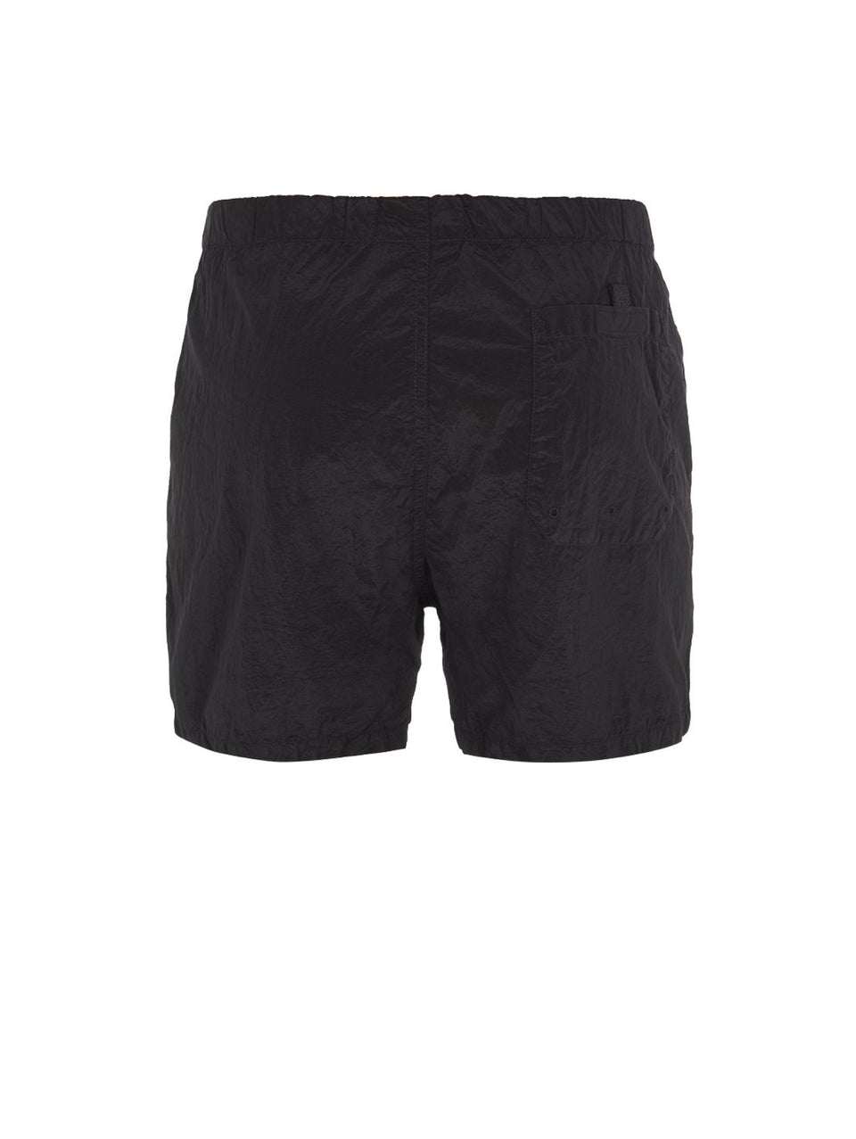 STONE ISLAND Costume da Bagno in Nylon Metal Tinto Nero Offerte