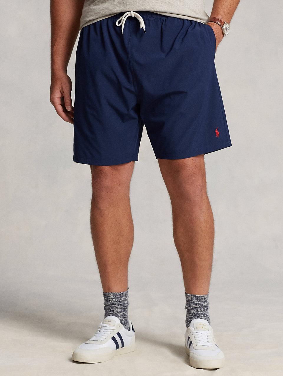 RALPH LAUREN Boxer da Mare Tinta Unita Traveler Blu I Più Venduti