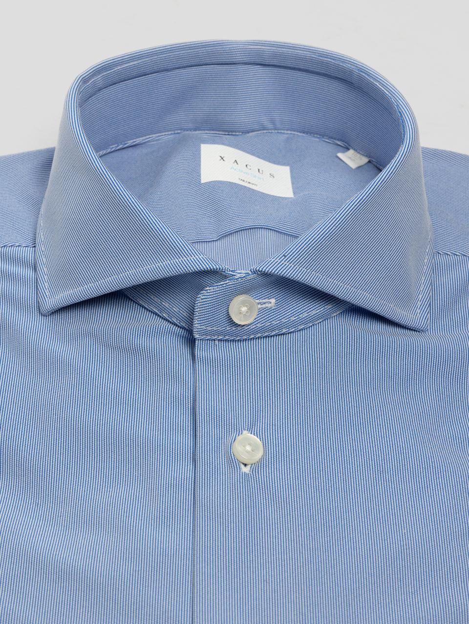 XACUS Camicia in Jersey Active Shirt Stampa Millerighe Blu 2025