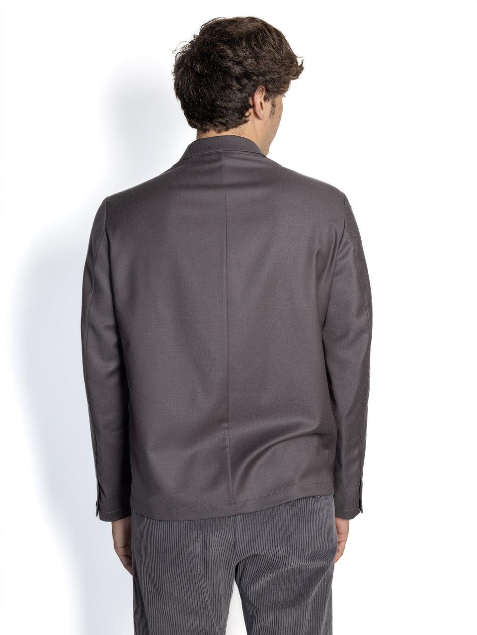BARENA VENEZIA Overshirt in Flanella Malva Qualità Garantita