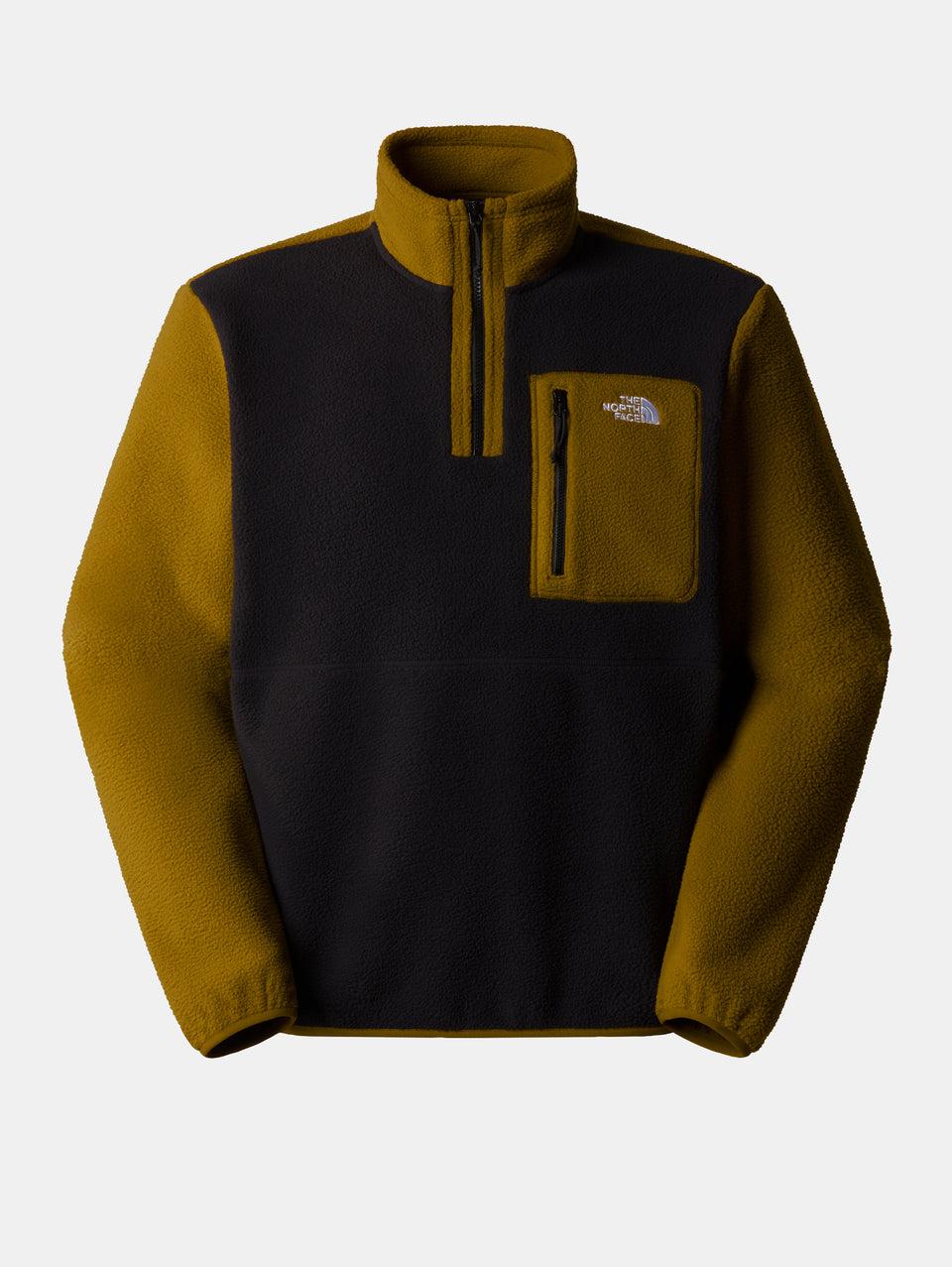 THE NORTH FACE Pile Yumiore con Cerniera a 1/4 Nero/Verde Fino Al -60%