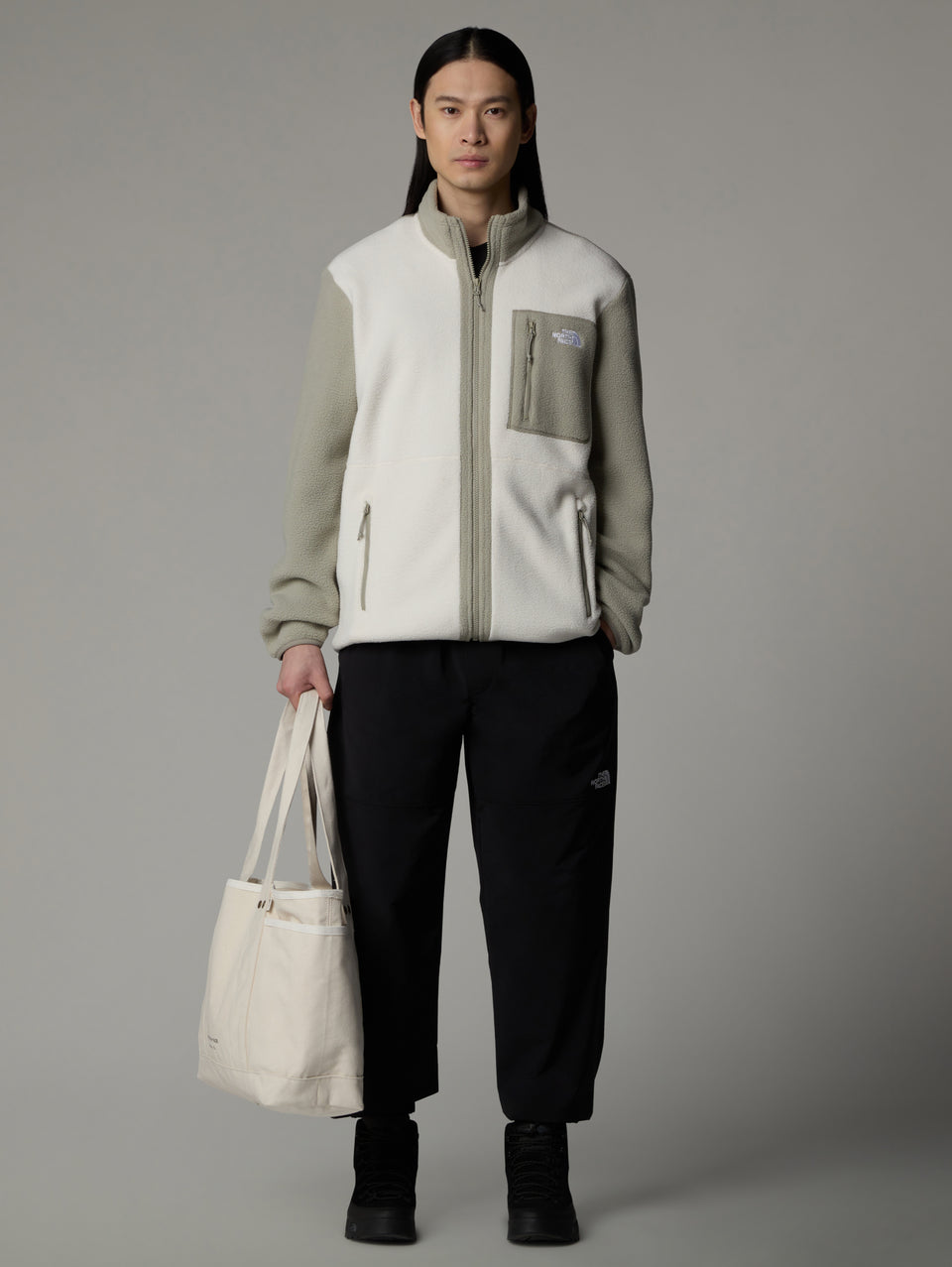 THE NORTH FACE Giacca in Pile Medio Yumiori Bianco Shopping Online