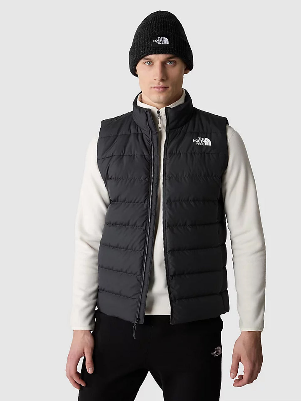 THE NORTH FACE Gilet con Cappuccio in Piuma Aconcagua Nero Fino Al -60%