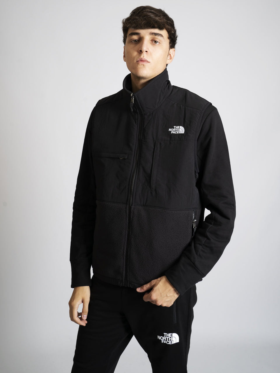 THE NORTH FACE Gilet in Pile Nero Prezzo Ridotto