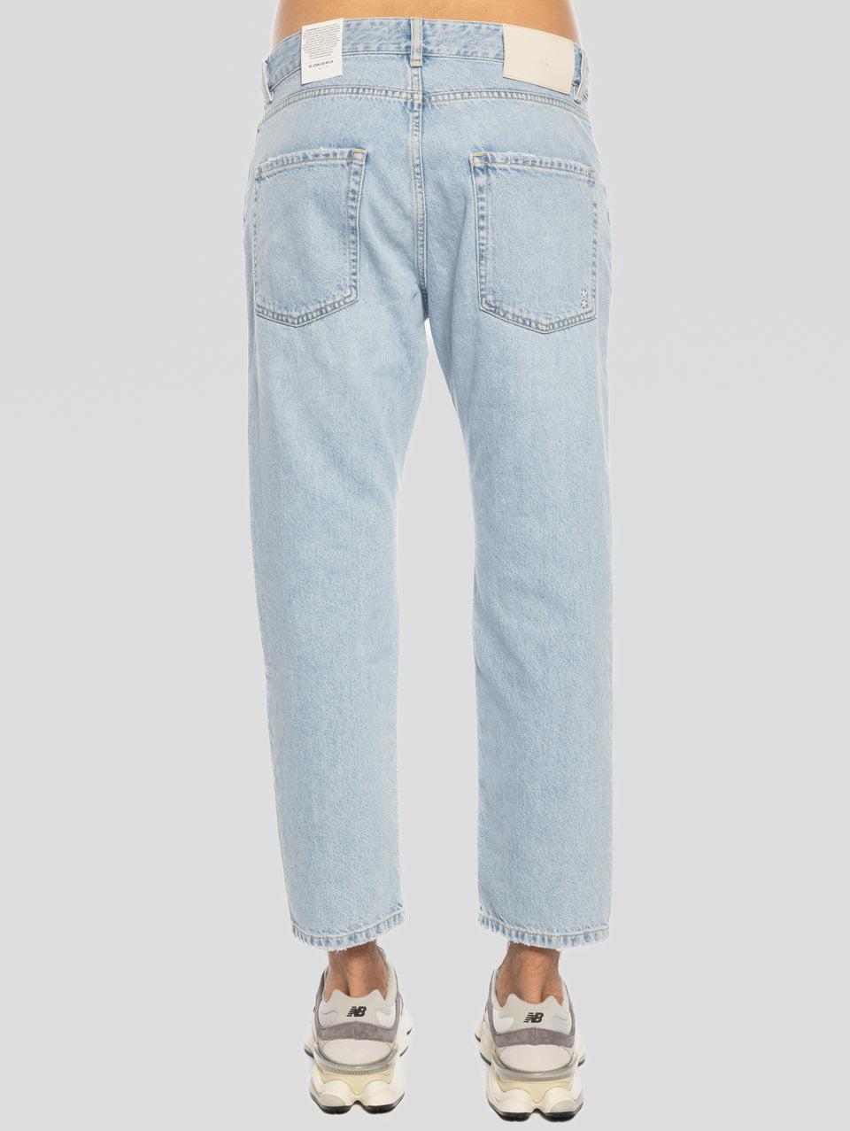 ICON DENIM Jeans Josh Gamba Dritta Blu Chiaro Sconto