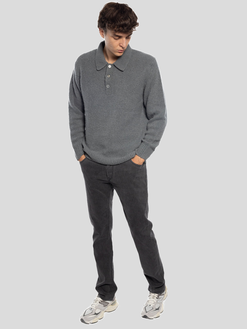 HAND PICKED Jeans Regular Elasticizzato Ravello Antracite Online