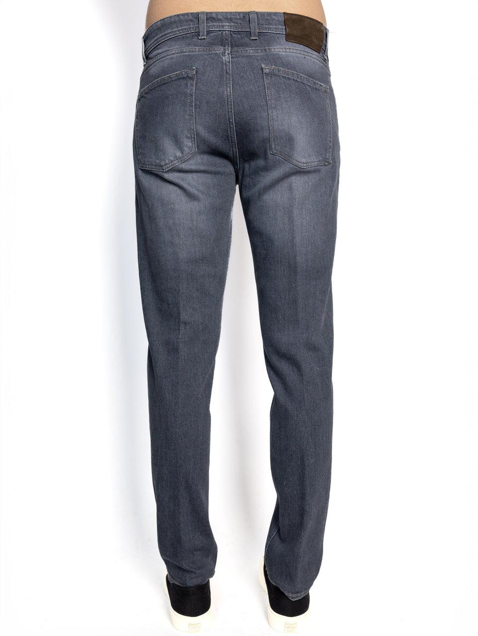 BRIGLIA 1949 Pantaloni in Denim Elasticizzato Grigio Hotsell