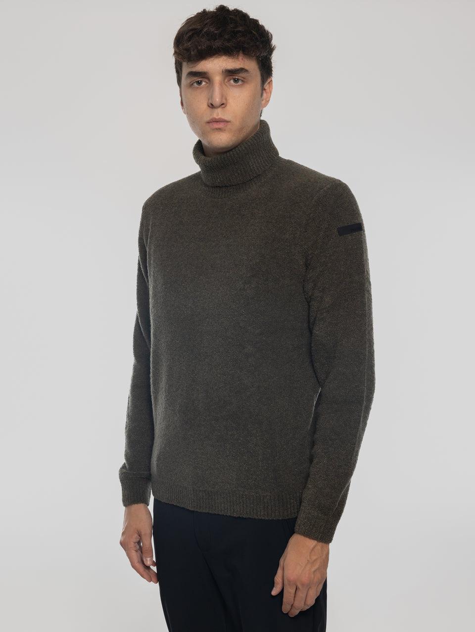 RRD Maglia Dolcevita in Lana Bouclé Militare In Linea