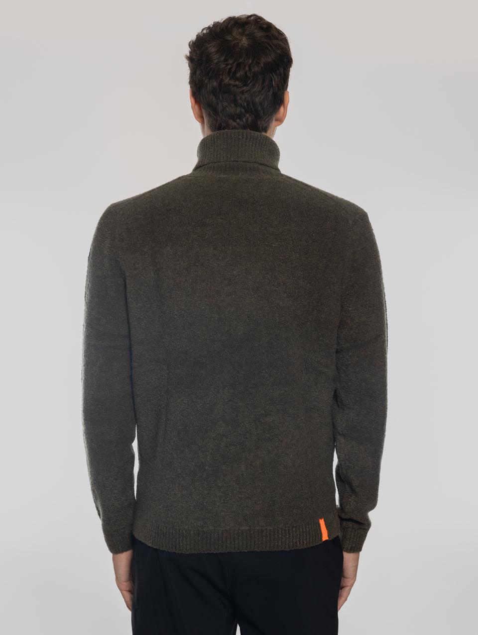 RRD Maglia Dolcevita in Lana Bouclé Militare In Linea