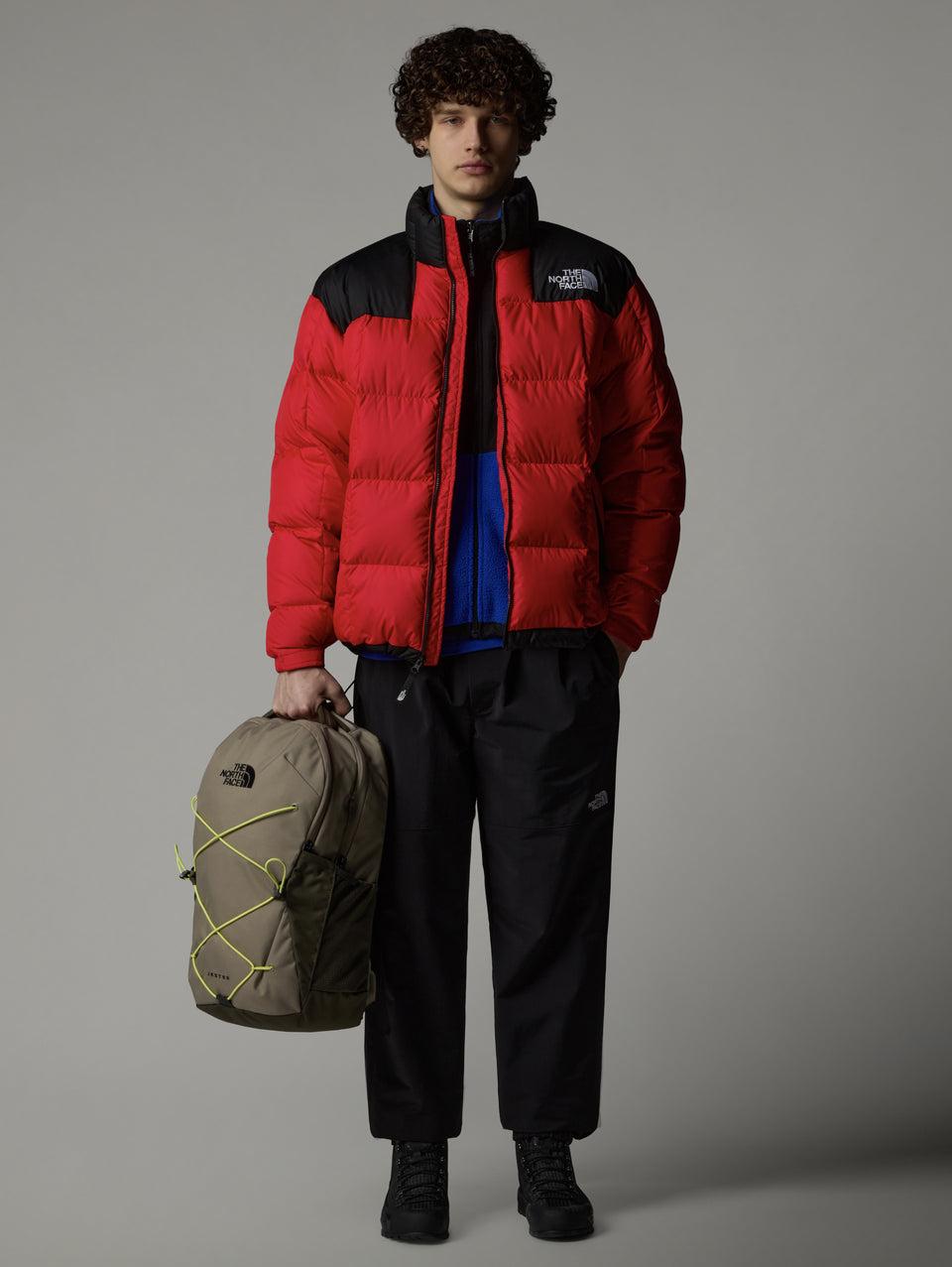 THE NORTH FACE Giaccone Corto Trapuntato in Piuma Lhotse Rosso In Vendita
