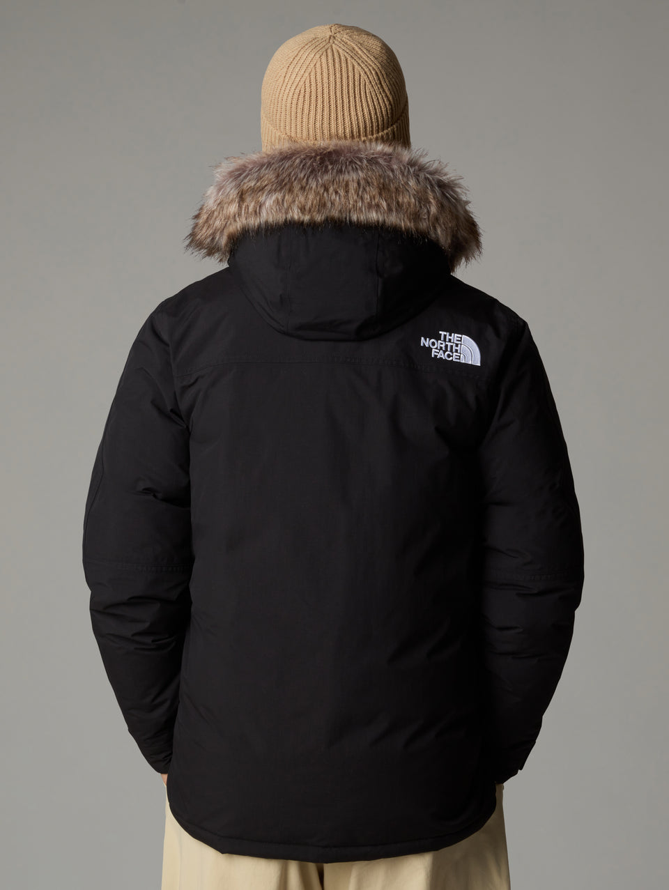 THE NORTH FACE Parka McMurdo con Cappuccio Rimovibile Nero Saldi