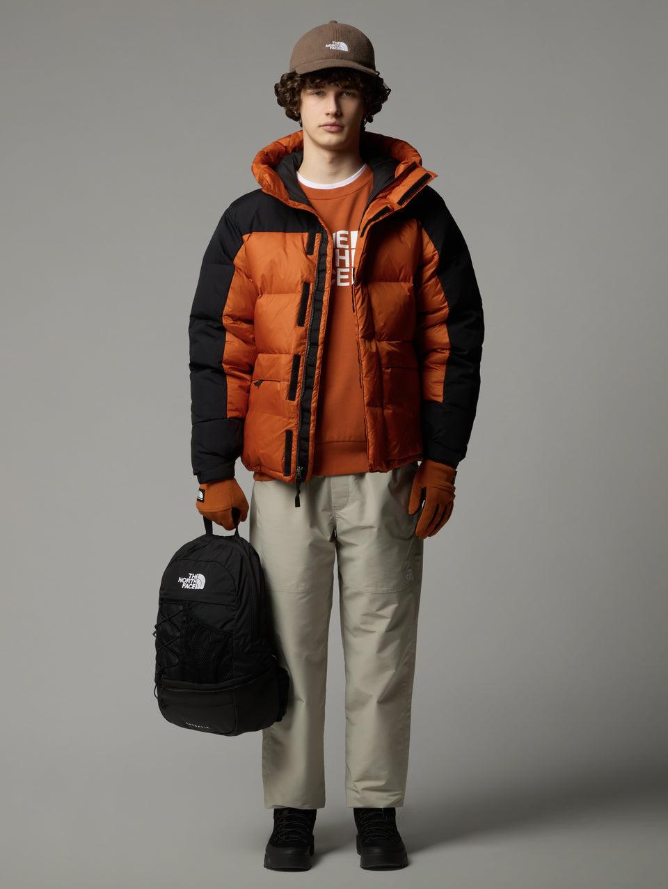 THE NORTH FACE Piumino con Cappuccio Color Block Himalayan Terra/Nero Offerte