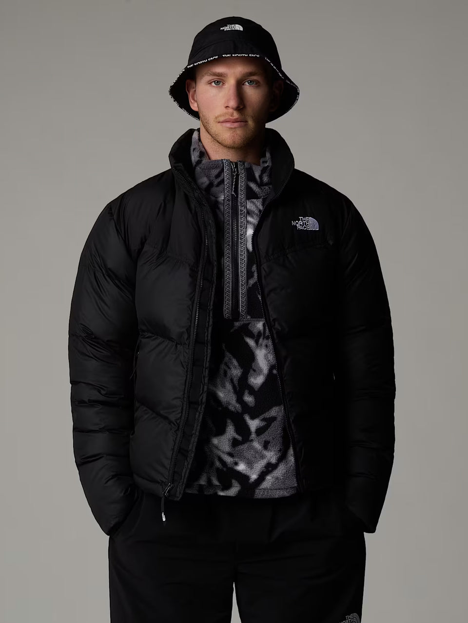 THE NORTH FACE Piumino Squadrato Saikuru da Uomo Nero Vendite Flash
