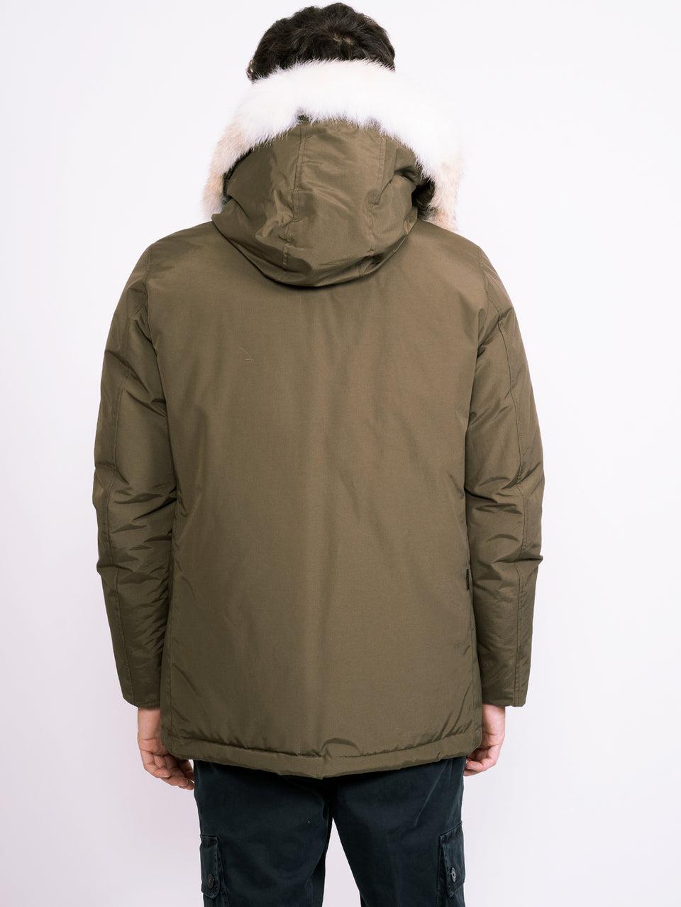 WOOLRICH Giaccone Anorak in Ramar Verde 2025