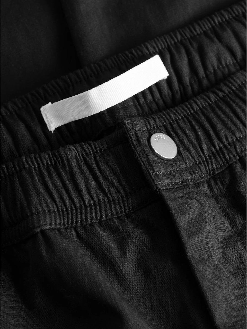NORSE PROJECTS Pantaloni con Coulisse in Micro Twill Nero Negozi Online