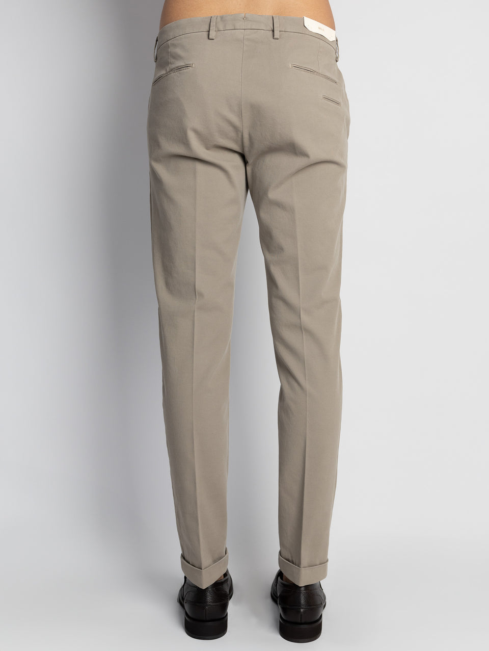 BRIGLIA 1949 Pantaloni Slim Fit in Armatura di Cotone Yuta Prezzo Ridotto