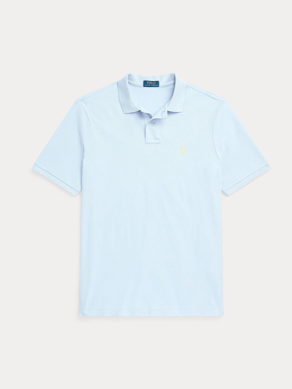 RALPH LAUREN Polo in Mesh Slim Fit Blu Cielo Economico