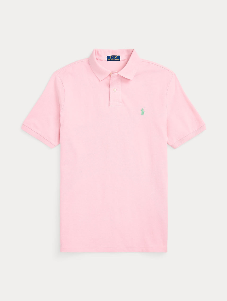 RALPH LAUREN Polo in Mesh Slim Fit Rosa Outlet