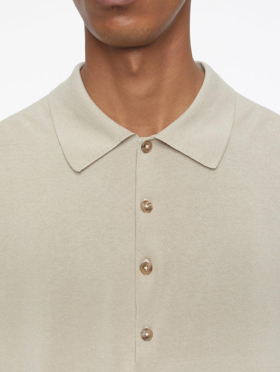CLOSED Polo in Cotone Extrafine Sabbia In Vendita