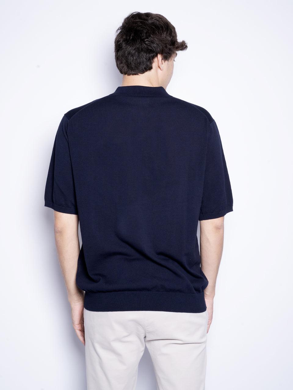 CLOSED Polo in Cotone Extrafine Blu Notte Spedizione Gratuita