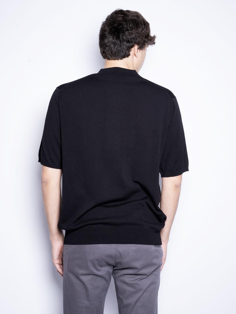 CLOSED Polo in Cotone Extrafine Nero Offerte