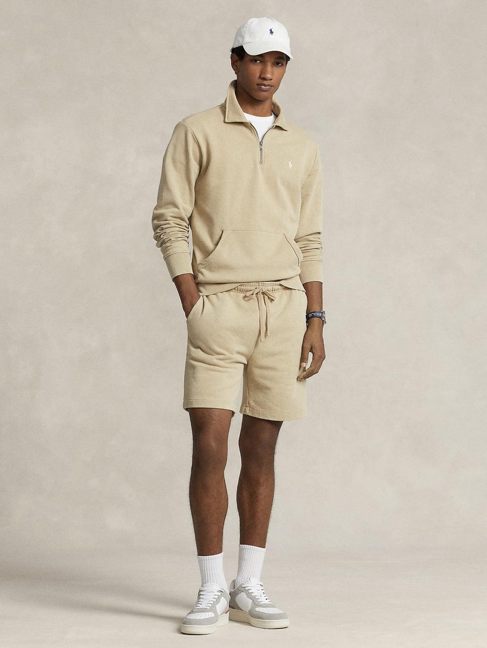 RALPH LAUREN Shorts in Cotone Loopback Beige Moda