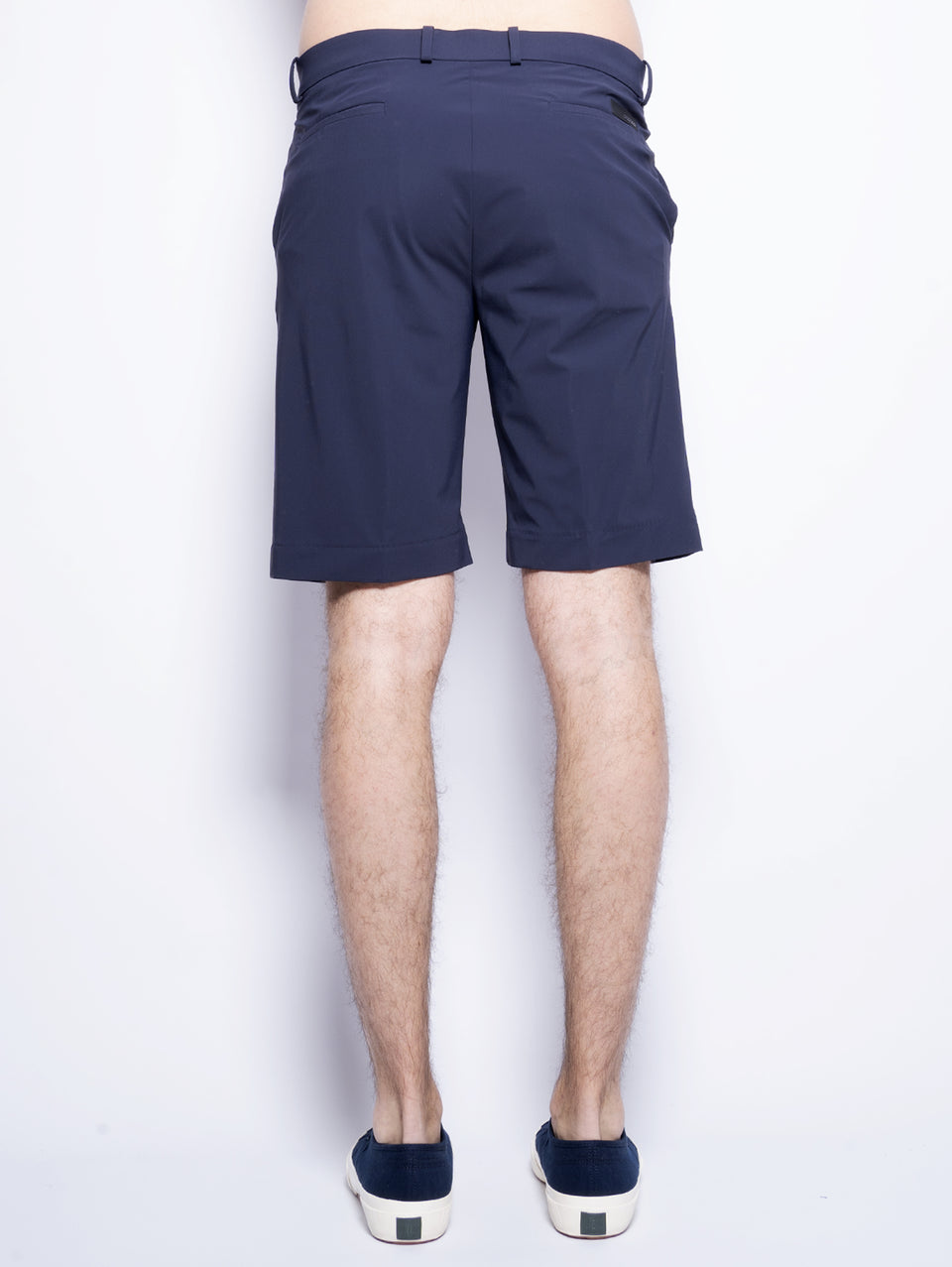 RRD Bermuda in Tessuto Stretch Blu In Linea
