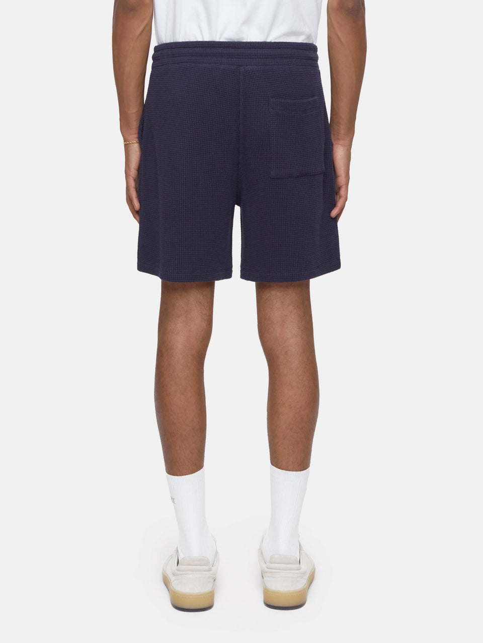 CLOSED Pantaloncini in Maglia Waffle Blu Qualità