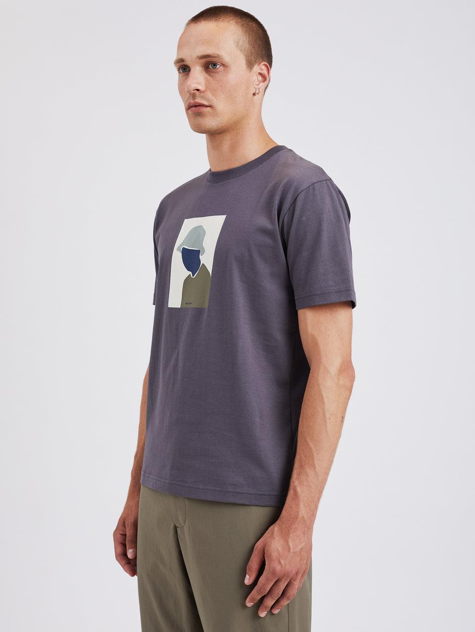 NORSE PROJECTS T-shirt con Stampa Serigrafata Grigio Shopping Online