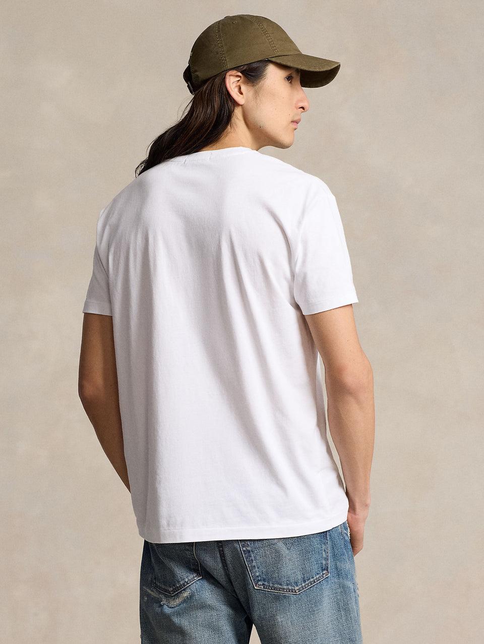 RALPH LAUREN T-shirt Girocollo Polo Bear Bianco Presa
