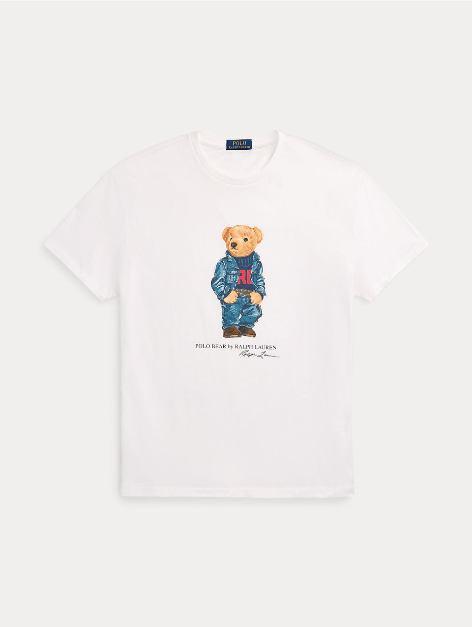 RALPH LAUREN T-shirt Girocollo Polo Bear Bianco Presa