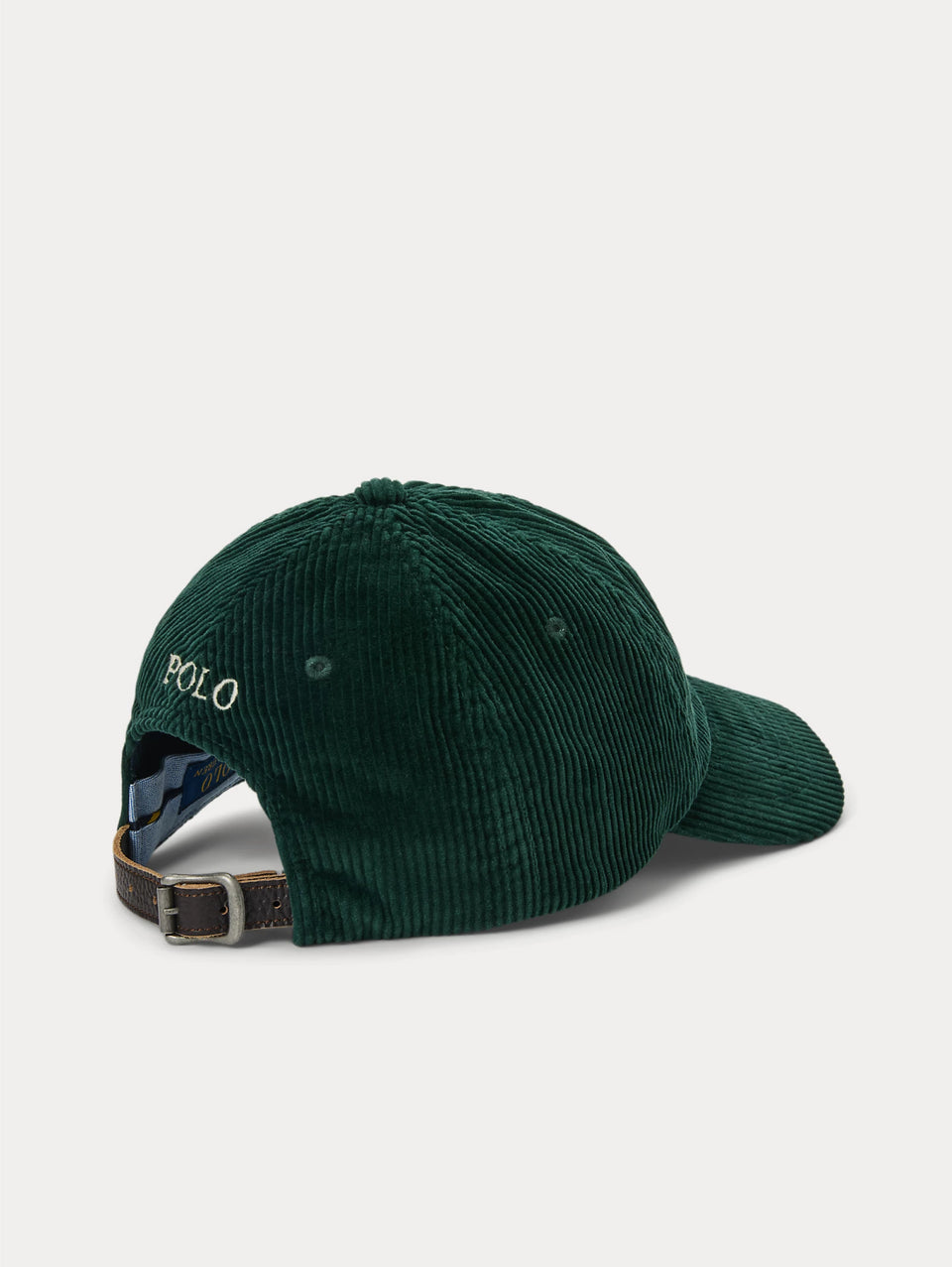 RALPH LAUREN Cappello in Velluto a Coste Verde Nuovi prodotti