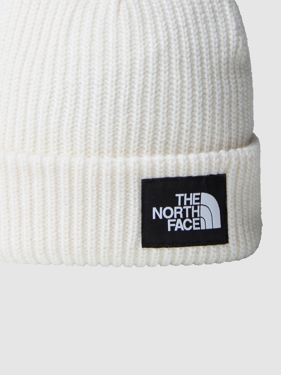 THE NORTH FACE Berretto in Maglia a Coste con Logo Bianco Offerte giornaliere