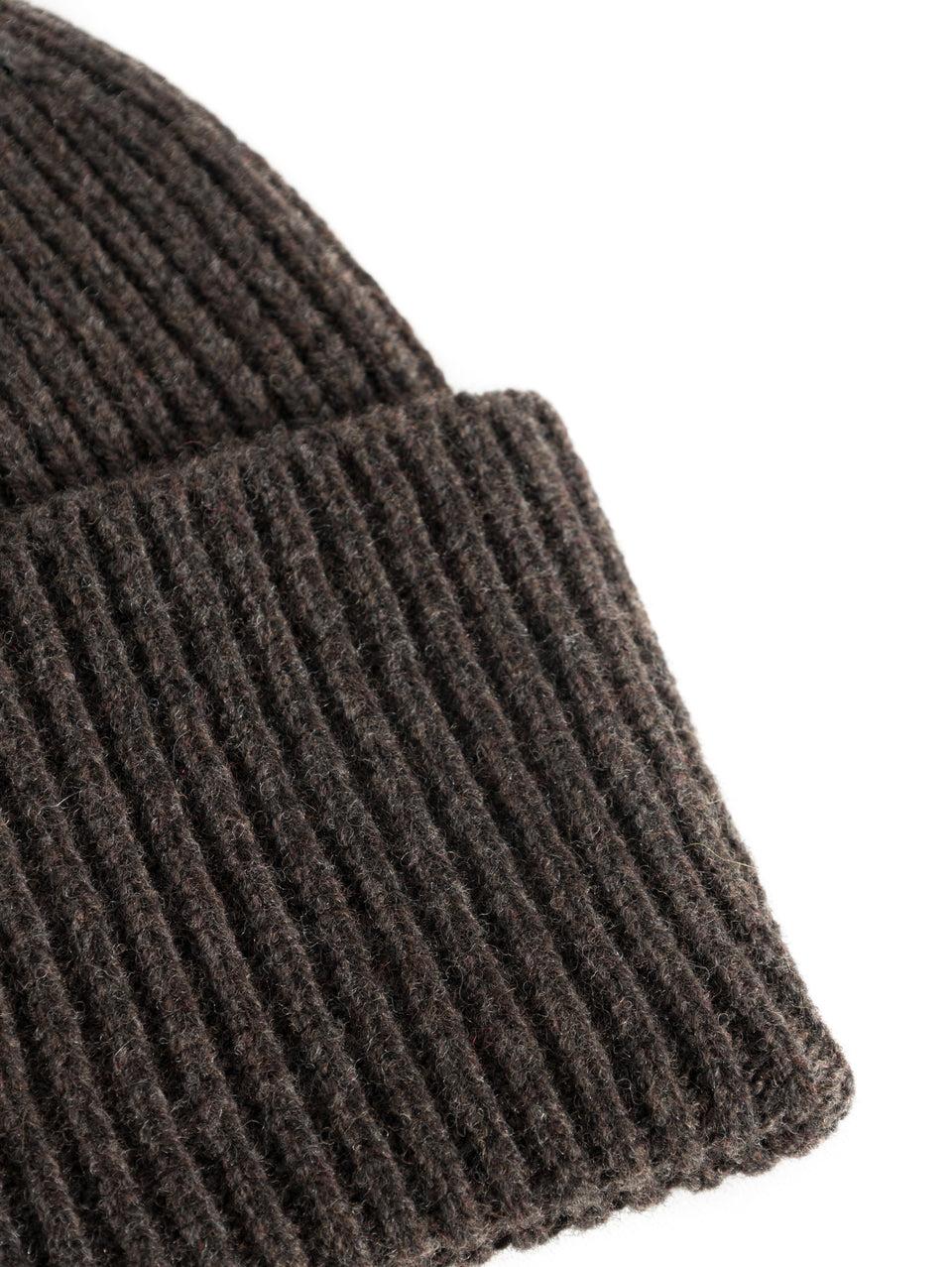 NORSE PROJECTS Berretto in Lana a Coste Marrone Offerta settimanale