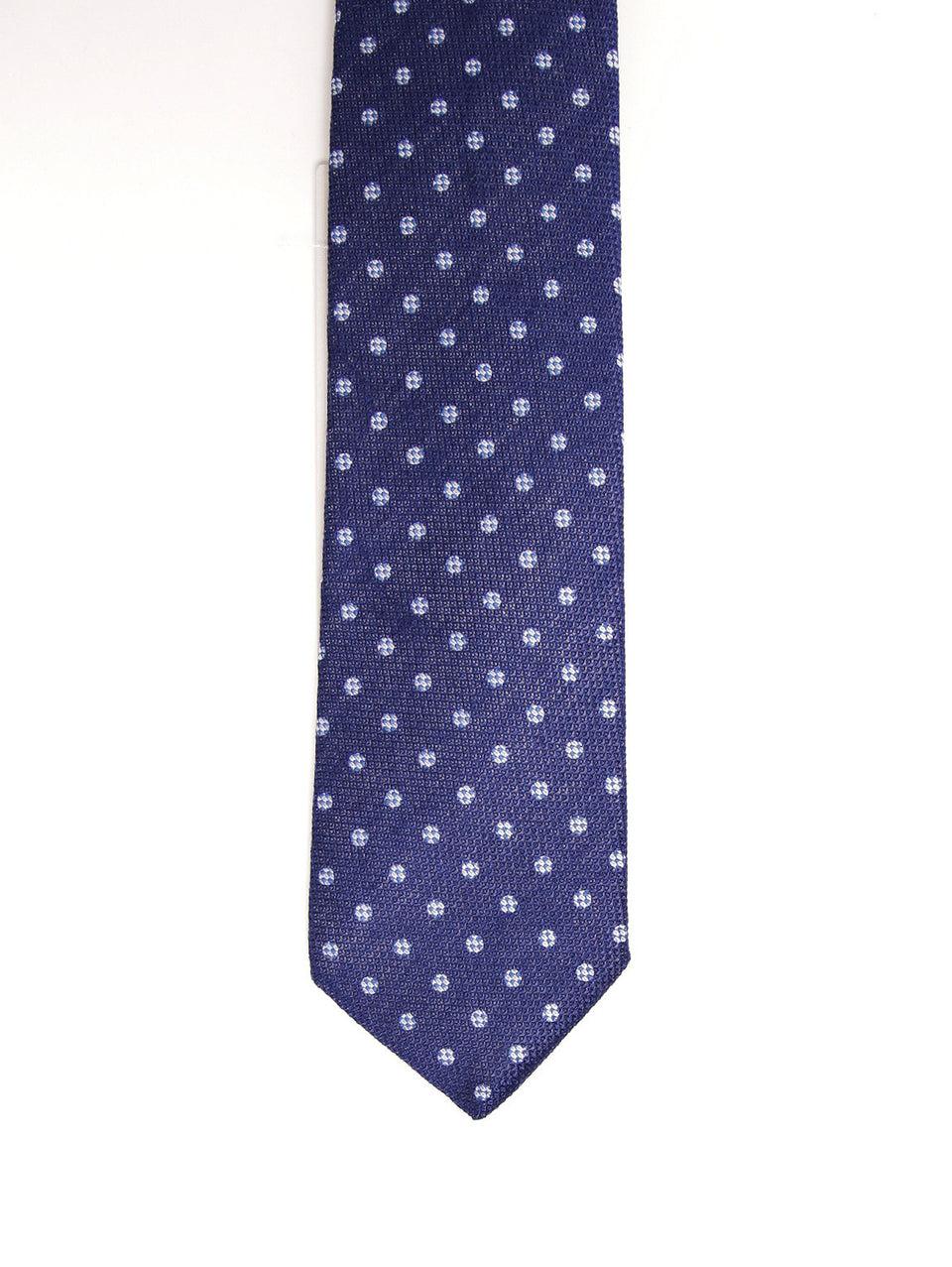 MANUEL RITZ Cravatta in cotone 2232K506 173406 Pois Blu Discount Store per i nuovi prodotti