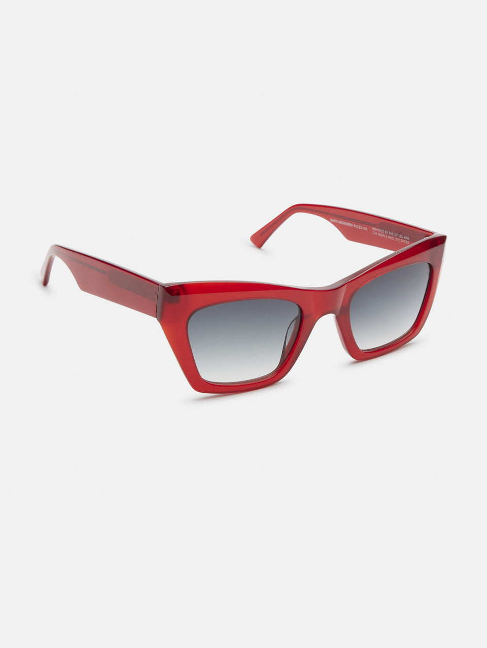 DISTRICT PEOPLE Occhiali da Sole Maryle Bone Rosso Officina