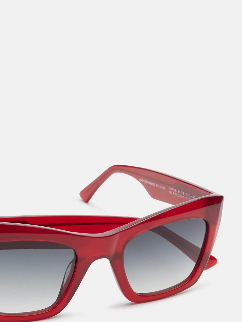 DISTRICT PEOPLE Occhiali da Sole Maryle Bone Rosso Officina