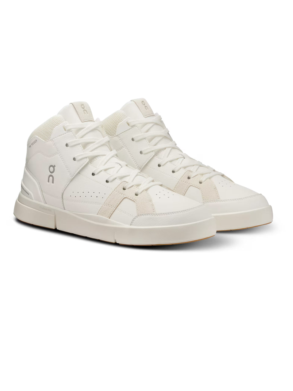 ON RUNNING Sneakers Alte The Rogers Clubhouse Mid Bianco/Sabbia Promozione Limitata