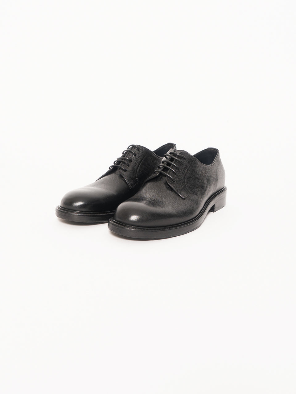 SEBOY'S Derby Classica in Pelle Martellata Nero Offerta migliore