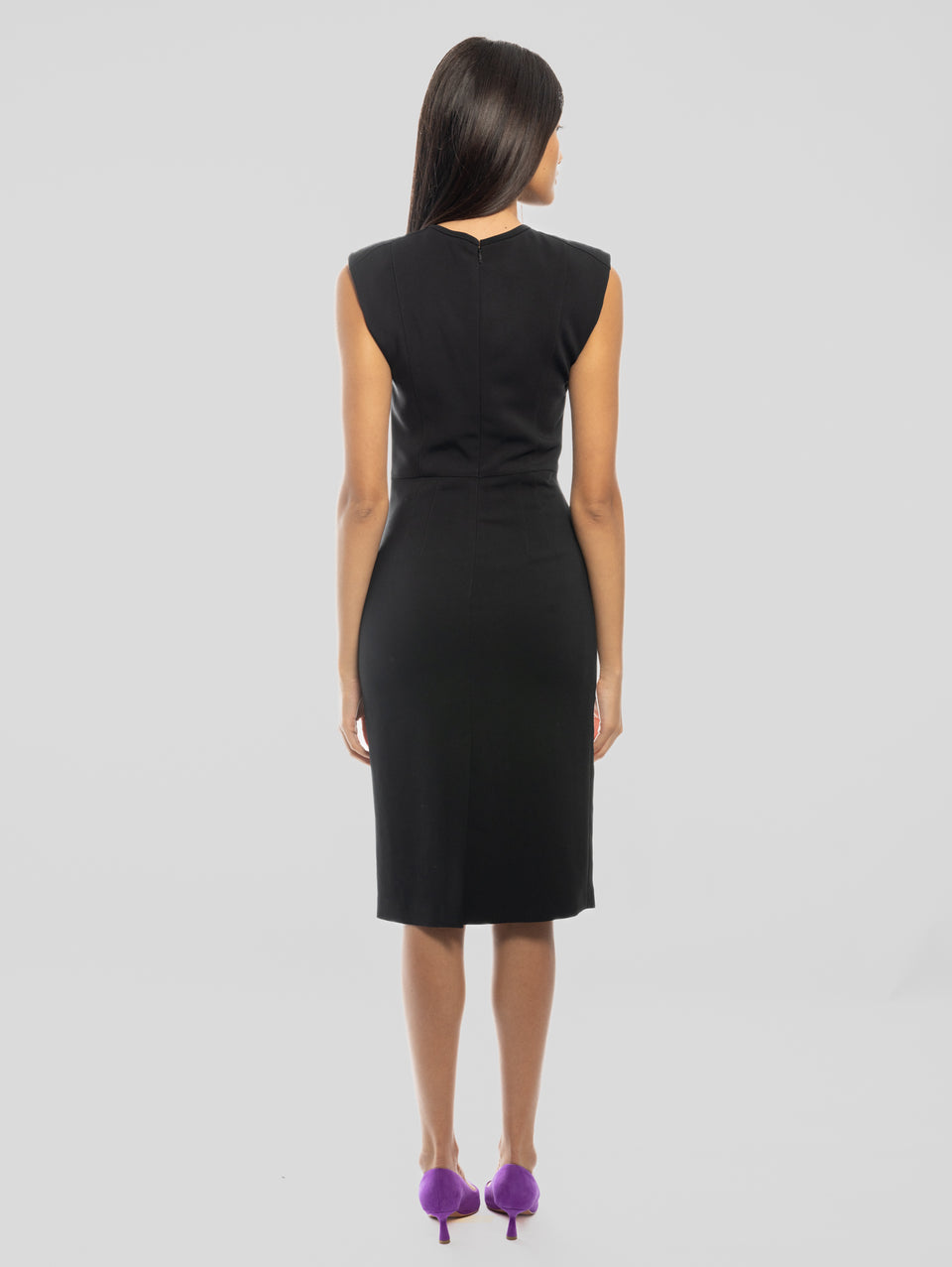 PINKO Abito Tubino in Cady Tecnico Nero Ultimi due giorni